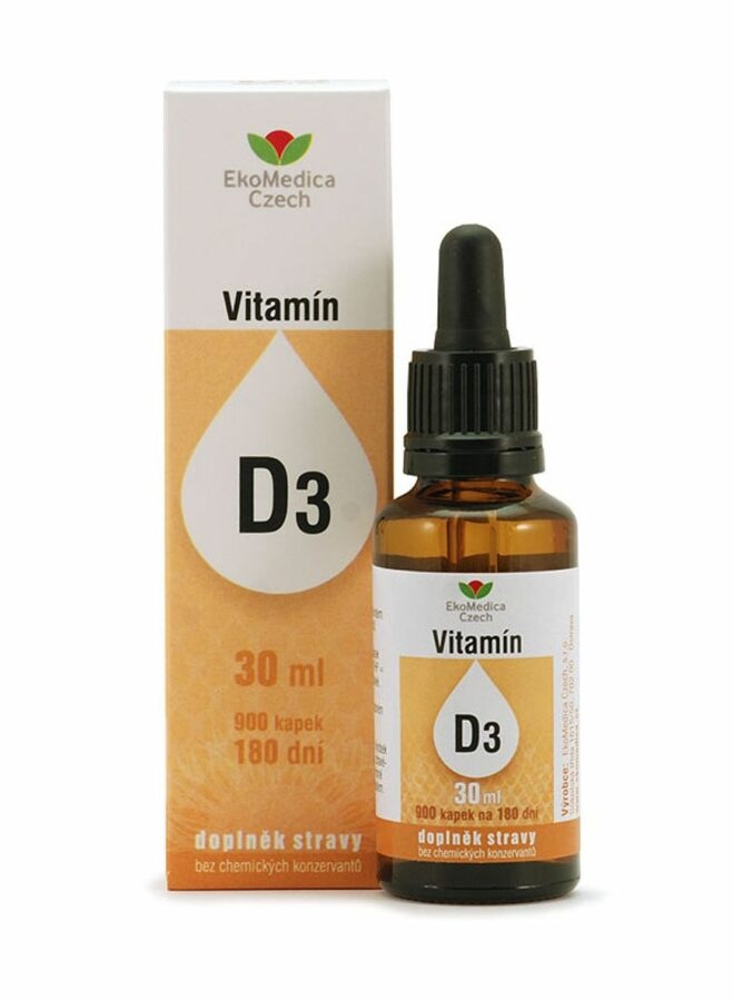 Ekomedica Vitamín D3 kapky 30 ml