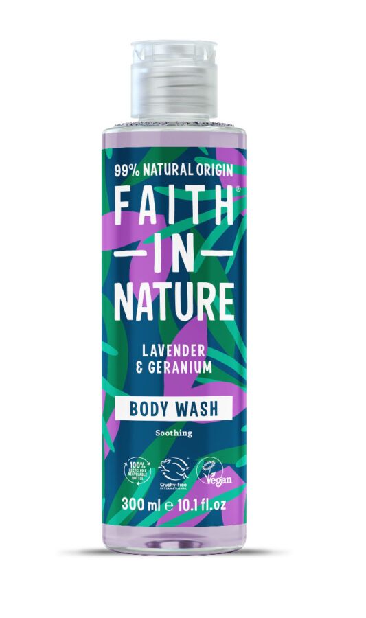 Faith in Nature Sprchový gel levandule 300 ml