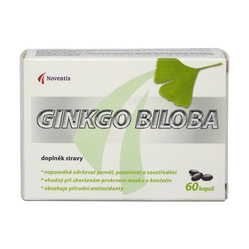 Noventis Ginkgo Biloba 40 mg 60 kapslí