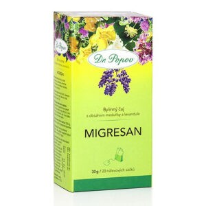 Dr. Popov Migresan porcovaný čaj 20x1