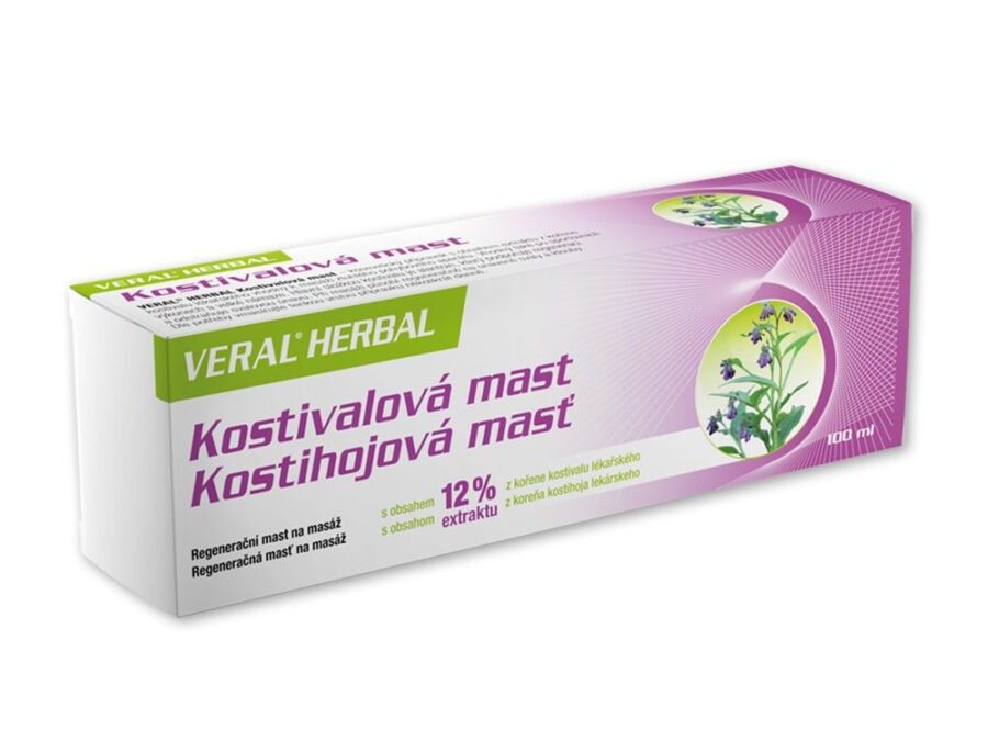 Hbf Veral Herbal Kostivalová mast 100 ml