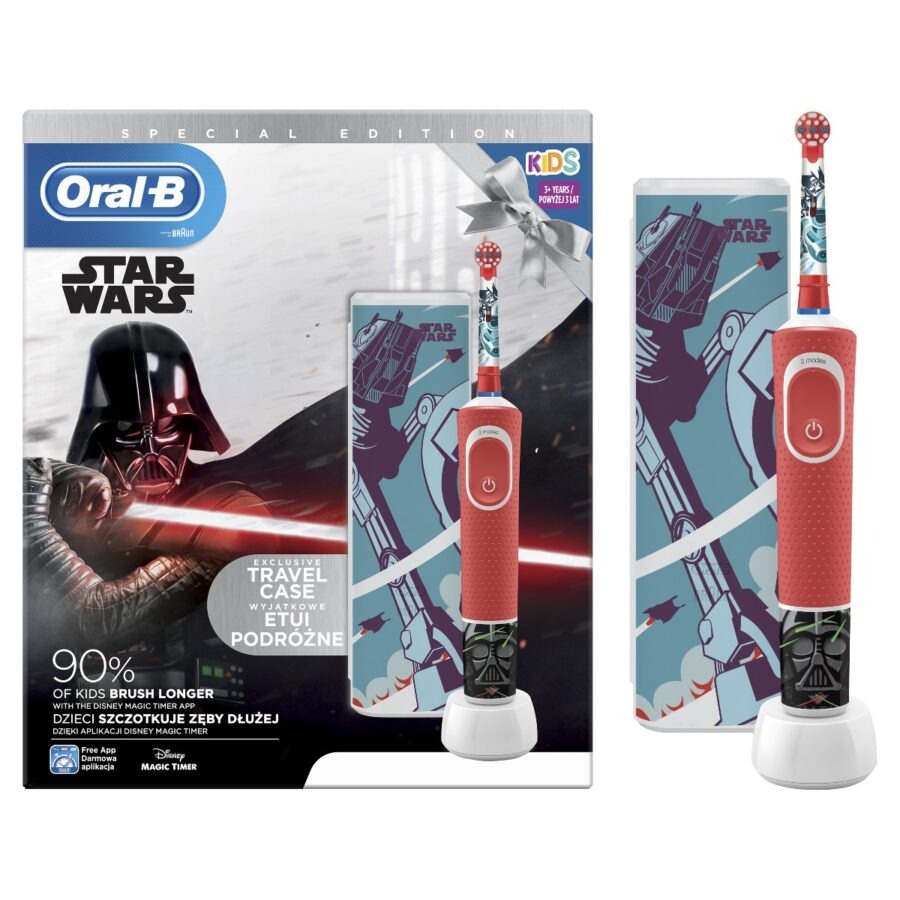 Oral-B Vitality Kids Star Wars elektrický zubní kartáček + cestovní pouzdro