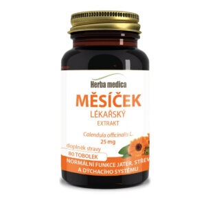 Herbamedica Měsíček lékařský extrakt 25 mg 80 tobolek