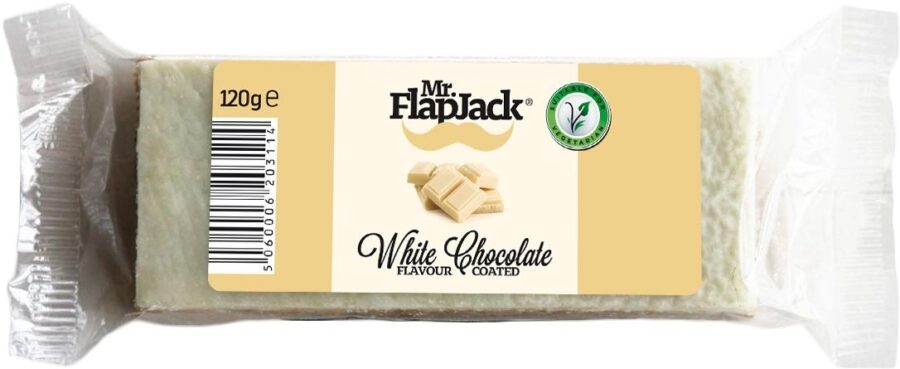 Mr. FlapJack Bílá čokoláda tyčinka 120 g