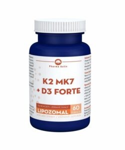 Pharma Activ Lipozomal K2 MK7 + D3 Forte 60 tobolek