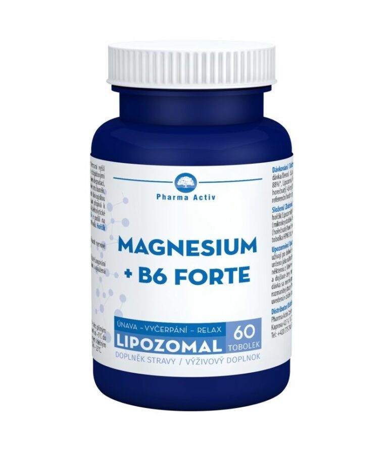 Pharma Activ Lipozomal Magnesium + B6 Forte 60 tobolek