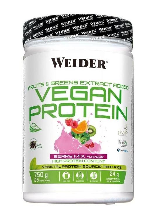 WEIDER Vegan protein berry mix 750 g