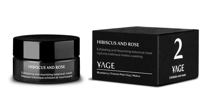 YAGE Hibiscus and Rose výživná maska a peeling 50 ml