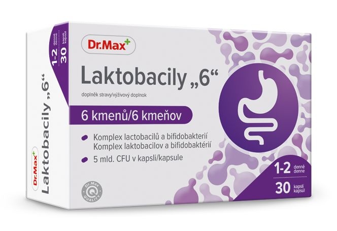 Dr.Max Laktobacily 6 30 kapslí