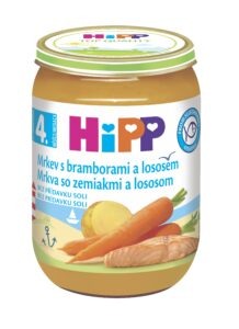 Hipp BABY MENU BIO Karotka s bramborami a lososem 190 g