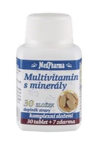 Medpharma Multivitamín s minerály 30 složek 37 tablet