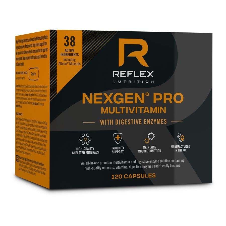Reflex Nutrition Nexgen PRO multivitamin Digestive Enzymes 120 kapslí
