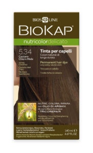 BIOKAP Nutricolor Delicato 5.34 Medová kaštanová barva na vlasy 140 ml