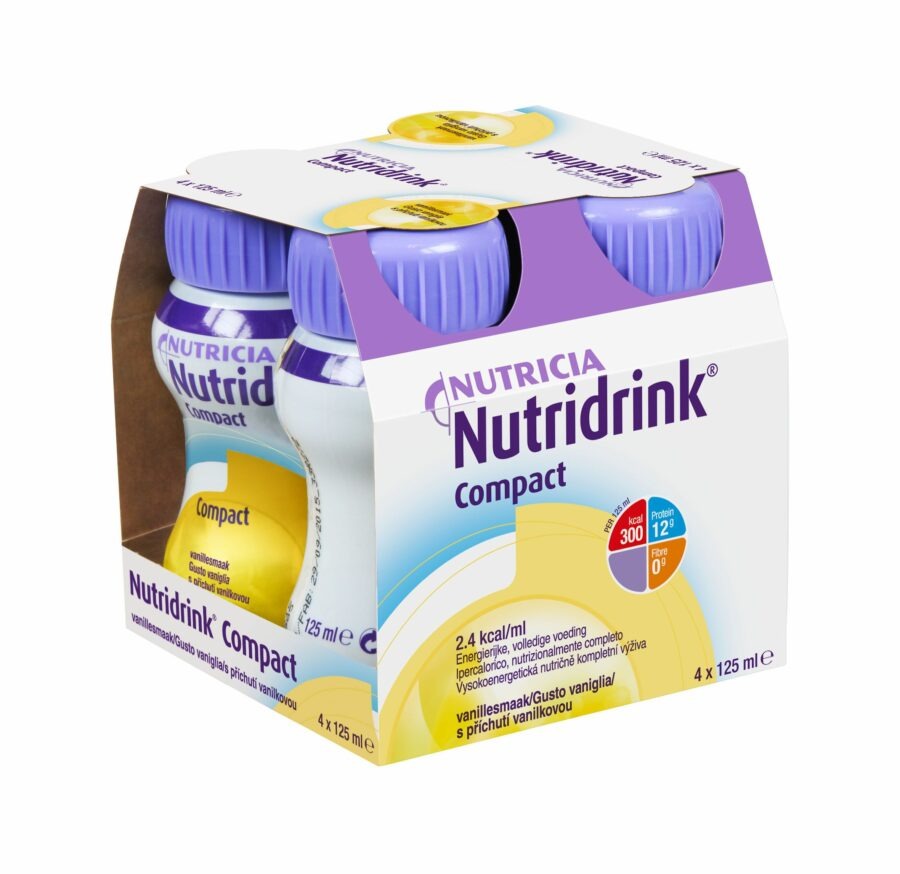 Nutridrink Compact vanilka 4x125 ml