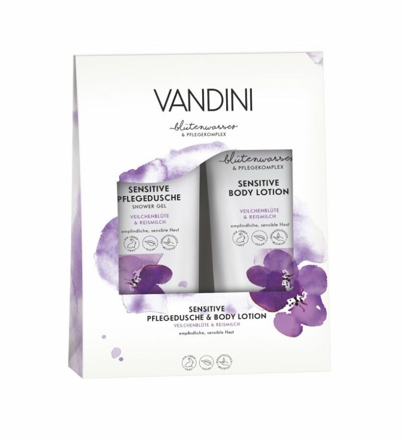VANDINI SENSITIVE sprchový gel 200 ml + tělový lotion 200 ml