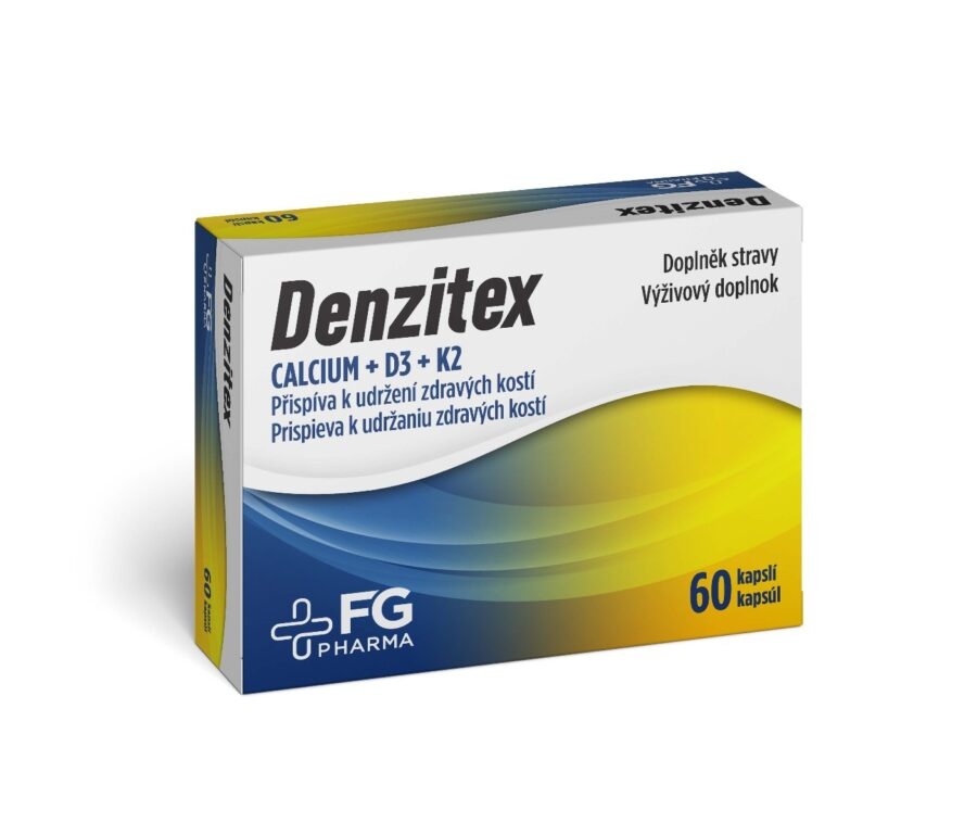 FG Pharma Denzitex Ca+D3+K2 60 kapslí