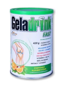 Geladrink Fast pomeranč práškový nápoj 420 g