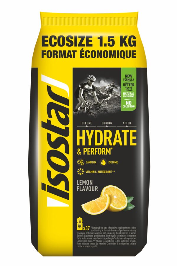 Isostar Hydrate & Perform citron prášek 1500 g ekonomické balení