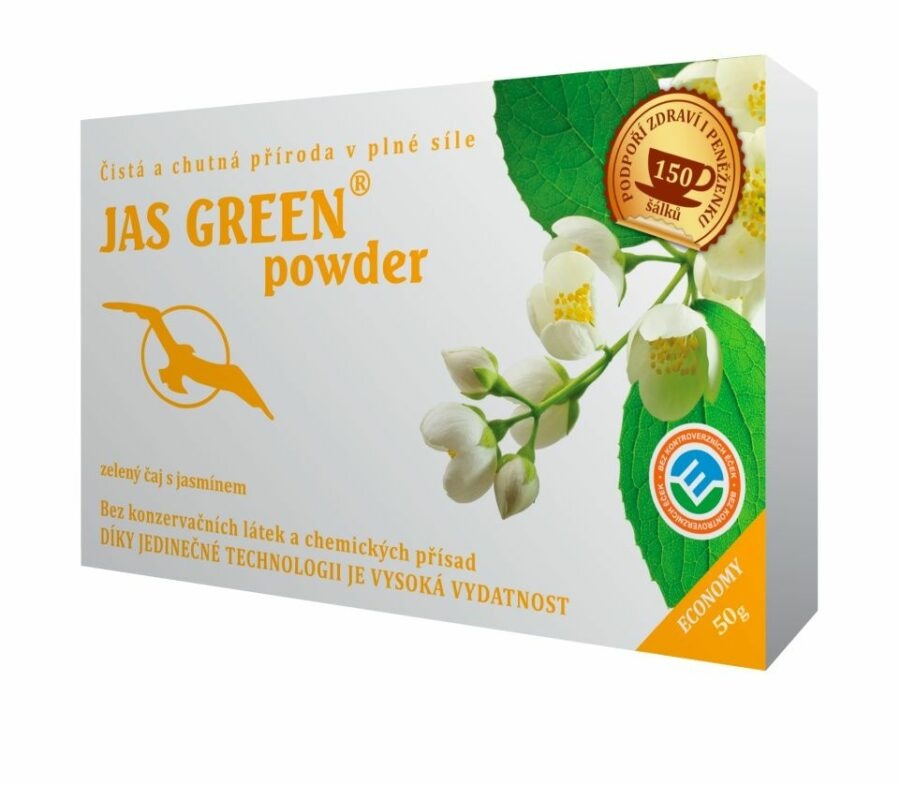 Hannasaki Jas Green powder sypaný čaj 50 g