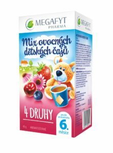 Megafyt MIX ovocných dětských čajů 4 druhy 20x2 g