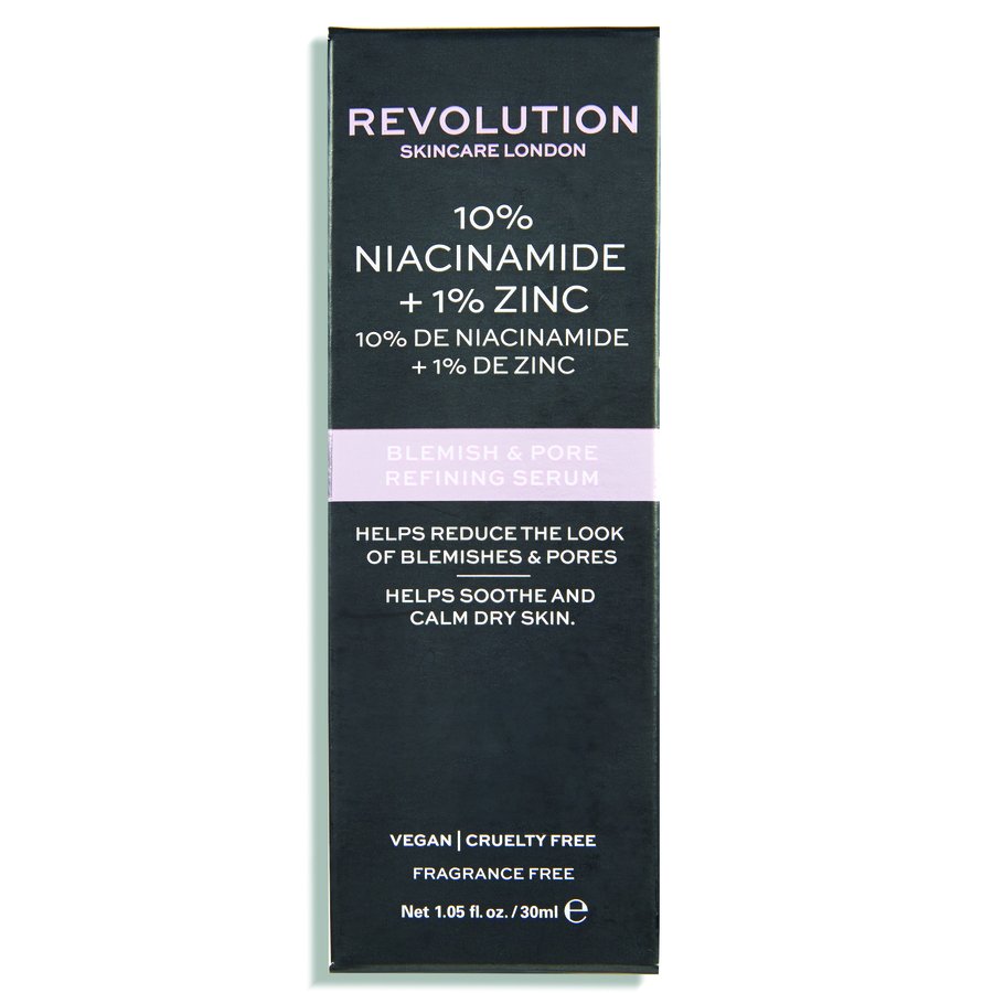 Revolution Skincare Blemish and Pore Refining 10% Niacinamide + 1% Zinc sérum 30 ml