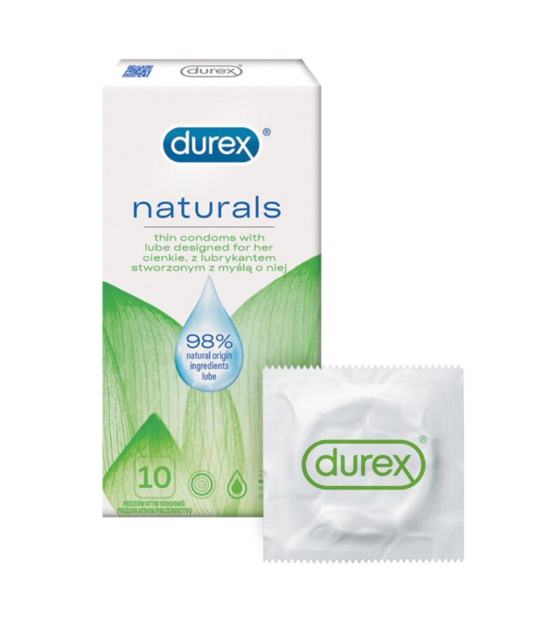 Durex Naturals kondomy 10 ks
