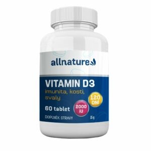 Allnature Vitamín D3 2000 IU 60 tablet