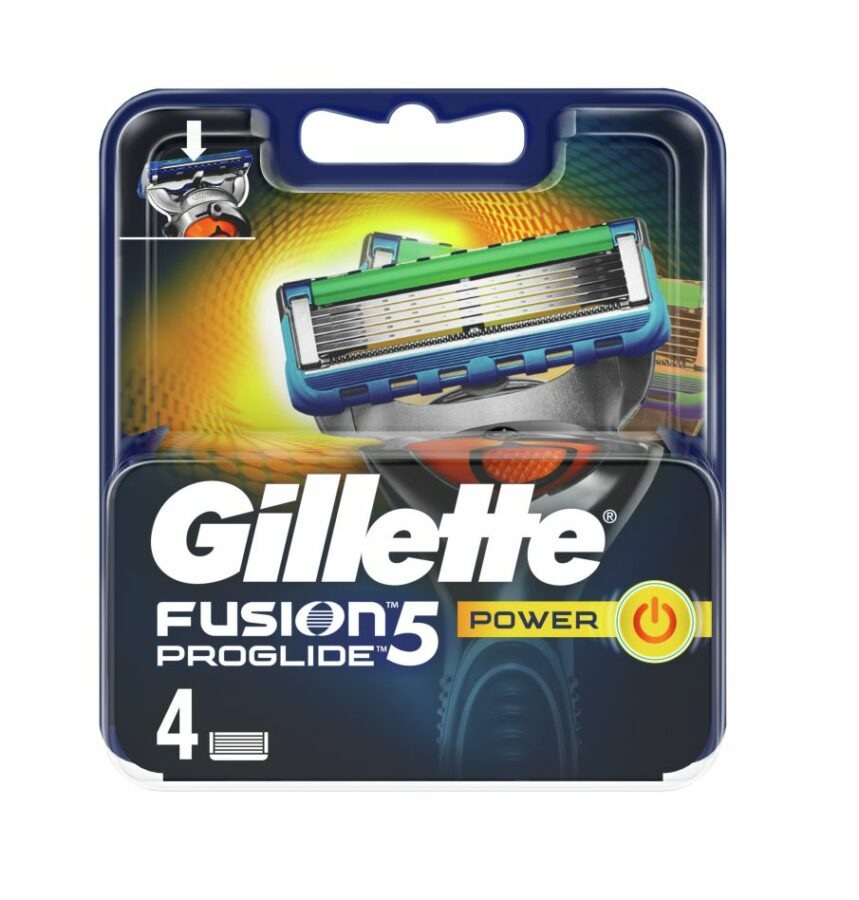 Gillette Fusion5 ProGlide Power náhradní hlavice 4 ks