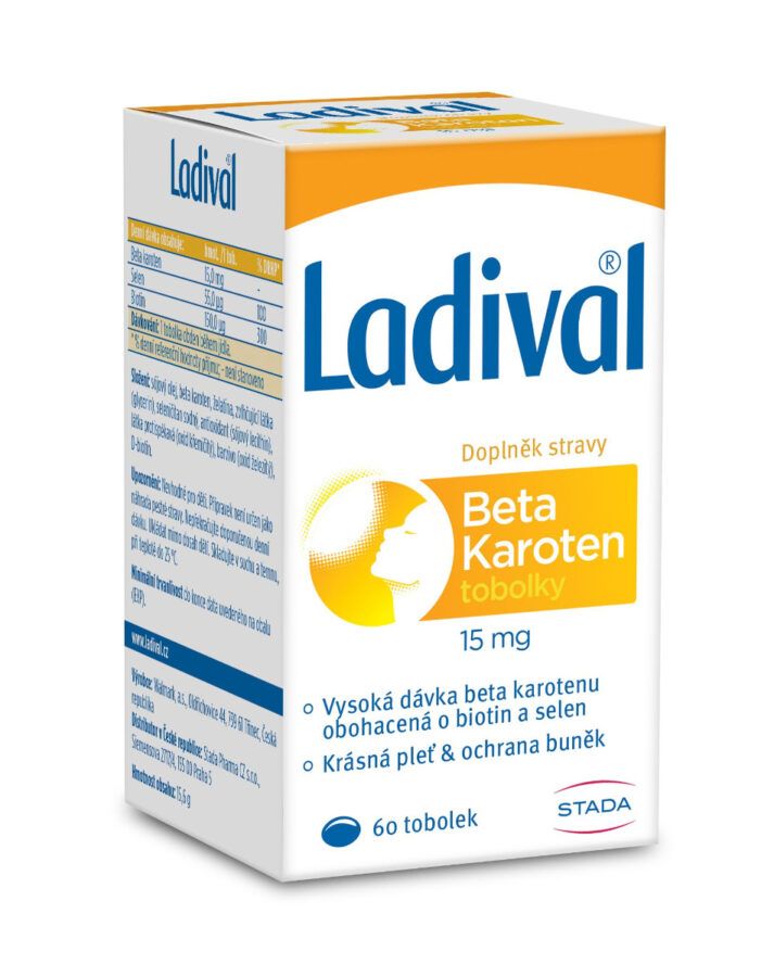 Ladival Beta Karoten 15 mg 60 tobolek