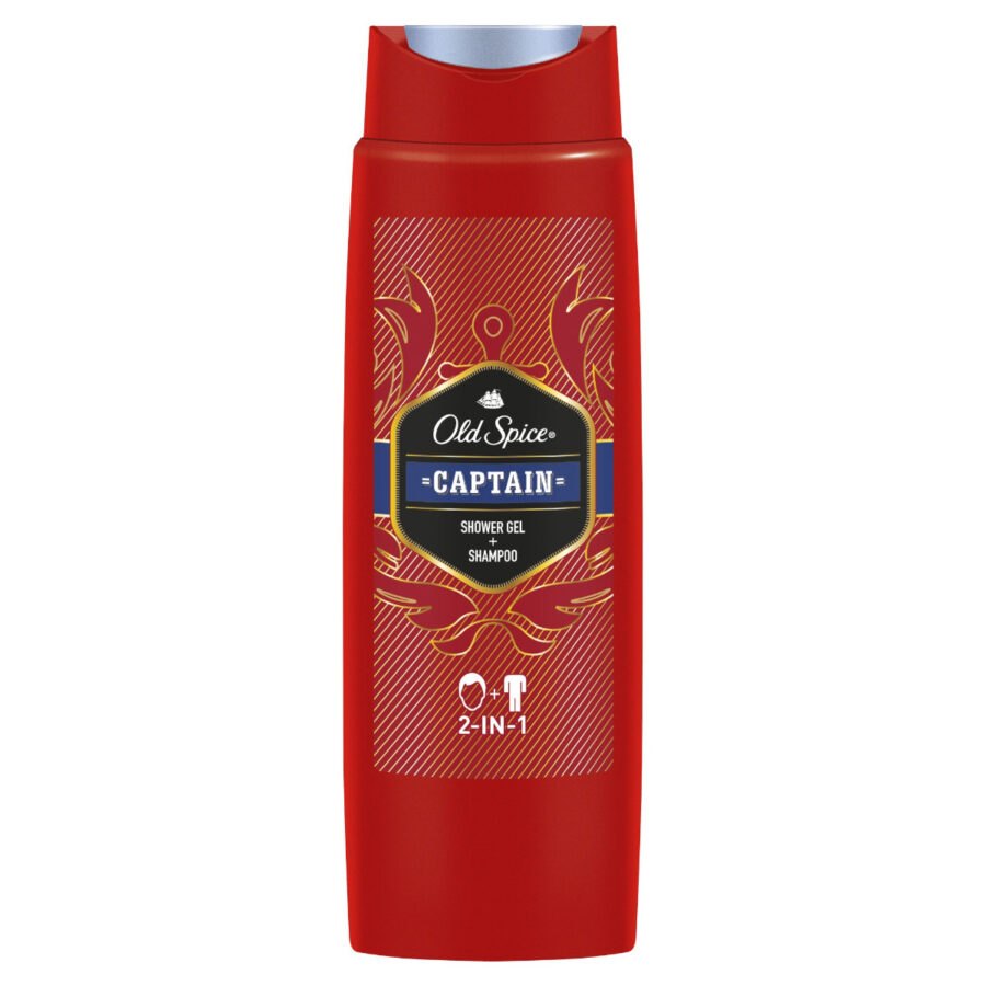 Old Spice Captain Pánský sprchový gel a šampon 250 ml