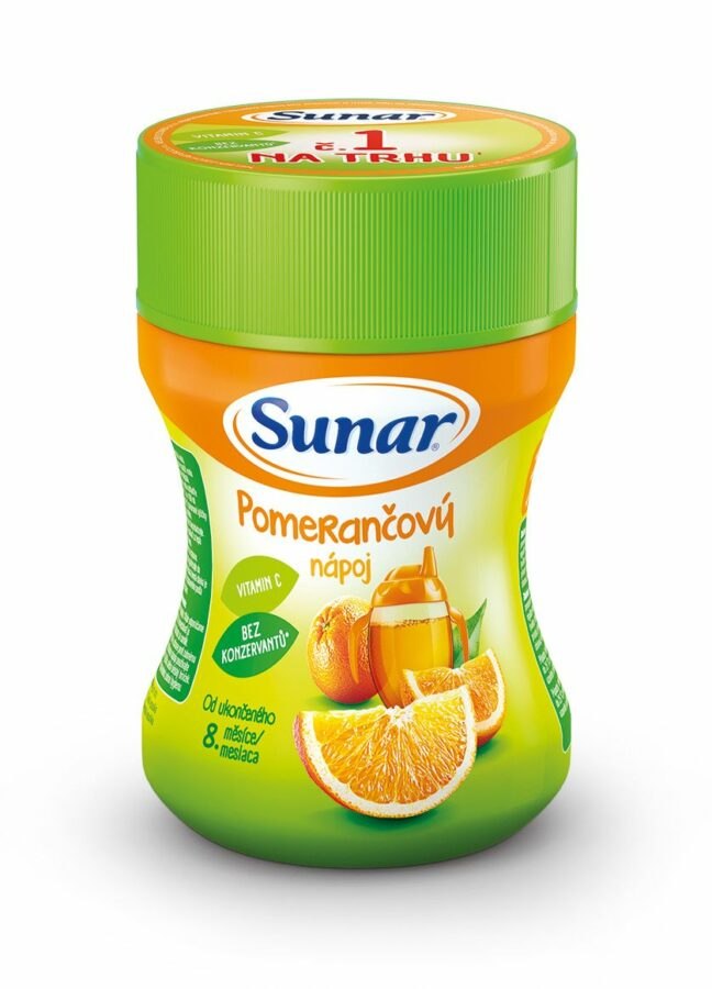 Sunar Rozpustný nápoj pomerančový 200 g
