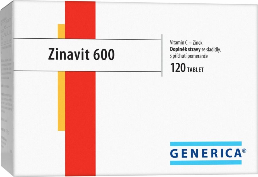Generica Zinavit 600 120 cucavých tablet