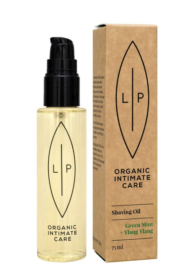 Lip Intimate Care Hydratační olej na holení Máta a ylang ylang 75 ml