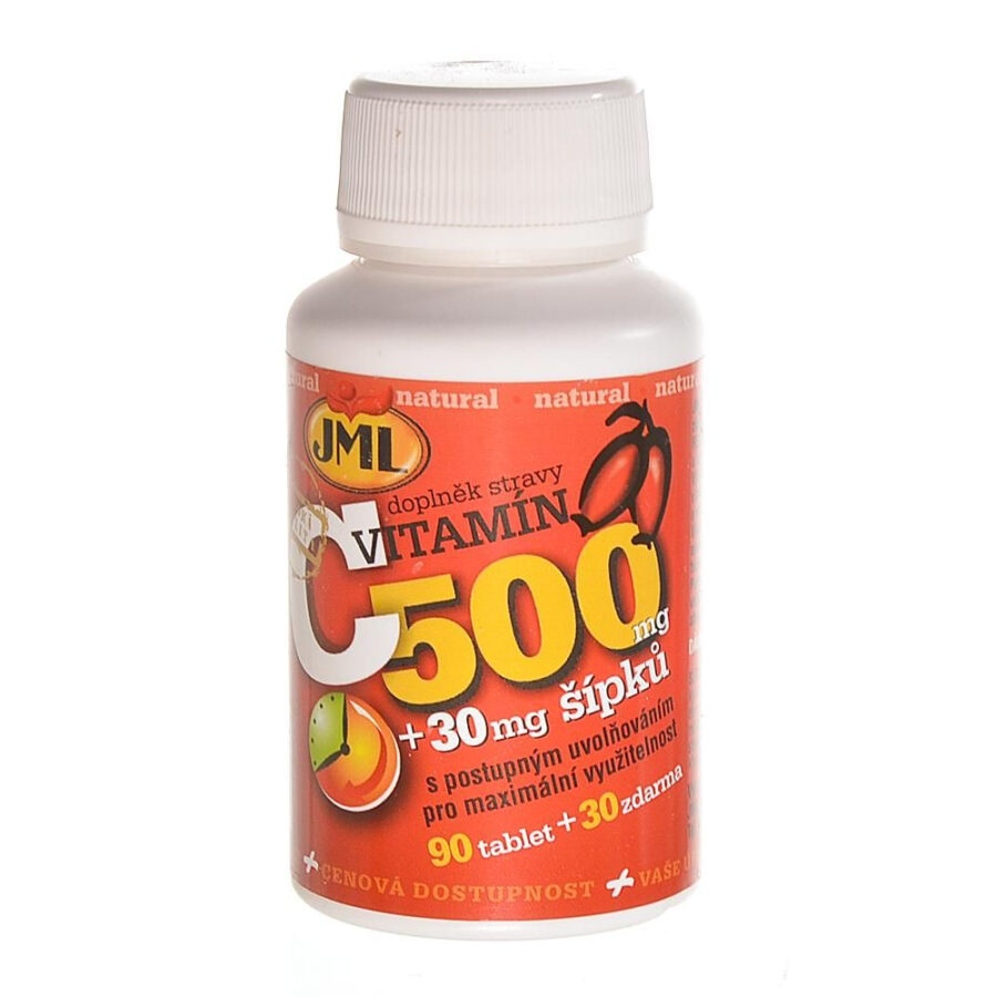 JML Vitamin C 500 mg postupně uvolňující se šípky 120 tablet