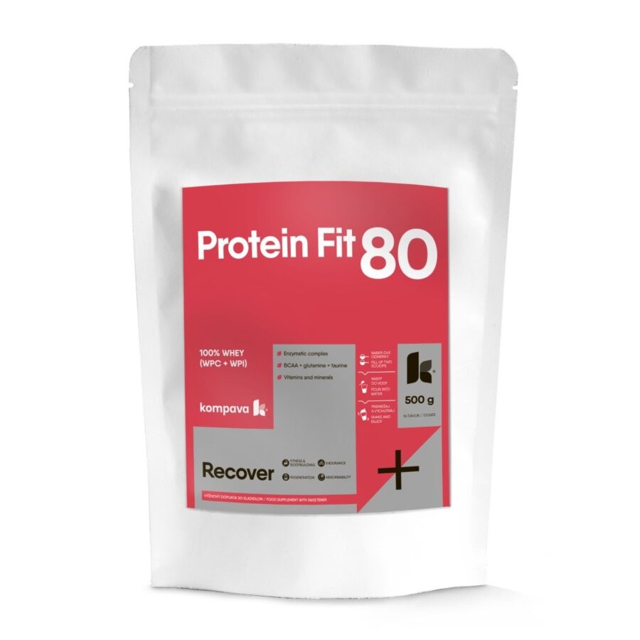 KOMPAVA Protein Fit 80 banán 500 g