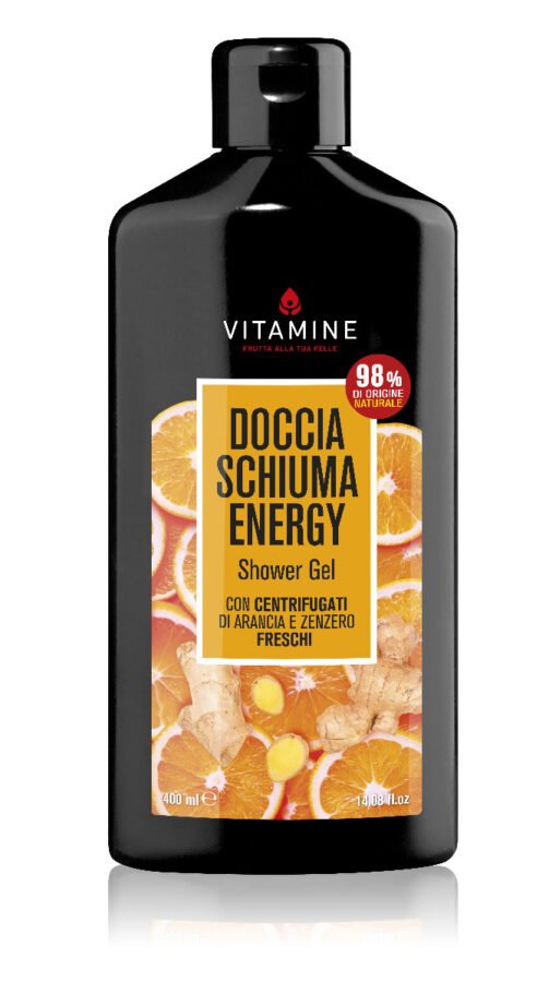 Vitamine Energy Pomeranč a zázvor sprchový gel 400 ml