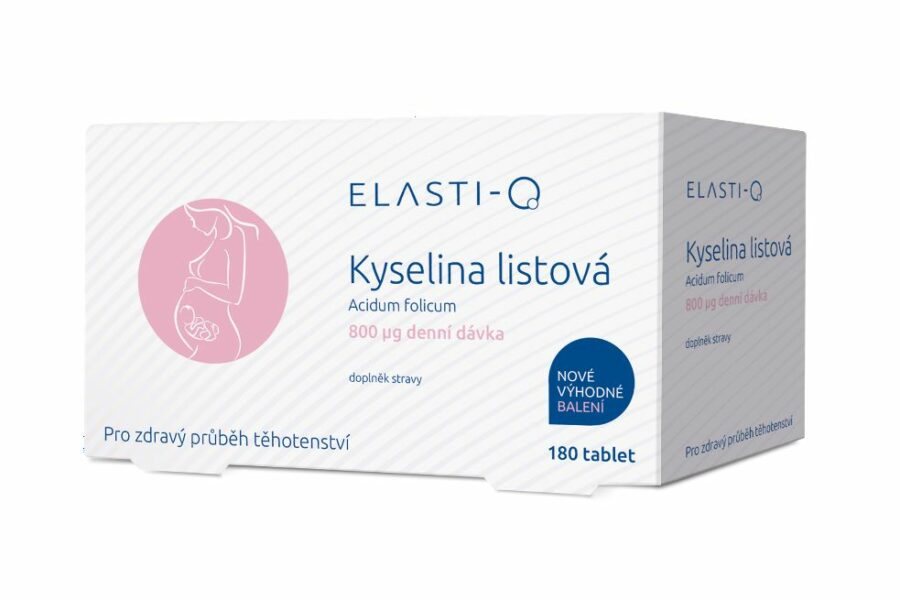 Elasti-q Kyselina listová 800 180 tablet