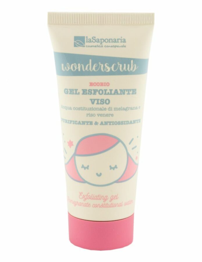 laSaponaria Peelingový gel na obličej WonderScrub BIO 100 ml