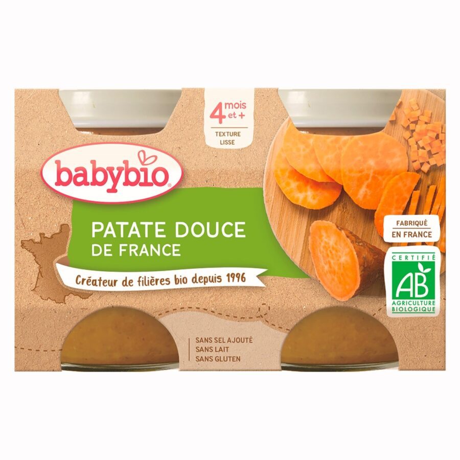 Babybio Sladké brambory 2x130 g