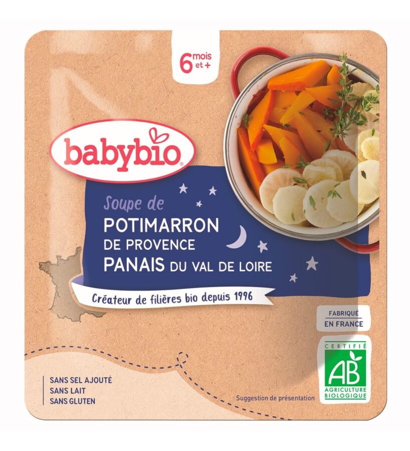 Babybio Dýňová polévka s pastinákem 190 g