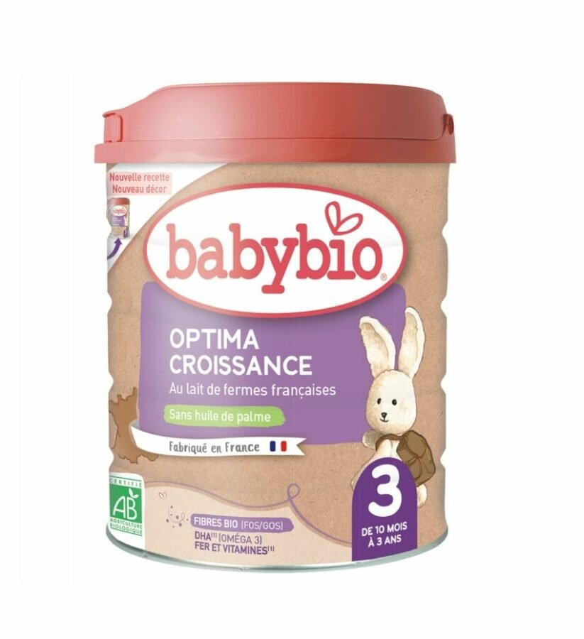 Babybio Optima 3 Batolecí kojenecké bio mléko s probiotiky a prebiotiky 800 g
