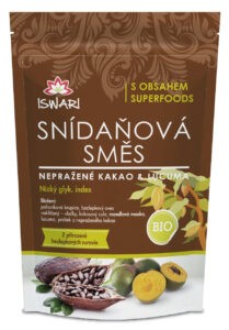 Iswari BIO Snídaňová směs Nepražené kakao&lucuma 300 g
