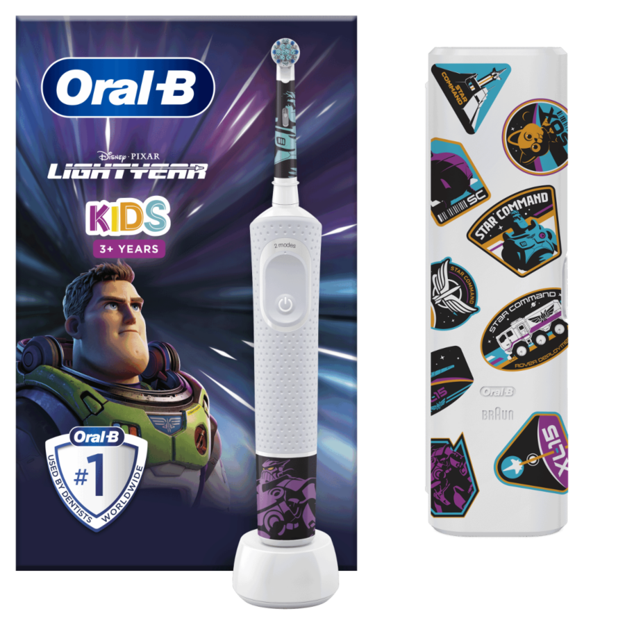 Oral-B Vitality D100 Kids Lightyear elektrický zubní kartáček +cestovní pouzdro
