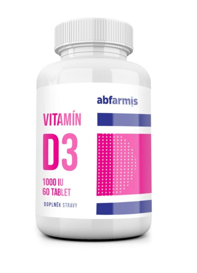 Abfarmis Vitamín D3 1000 IU 60 tablet
