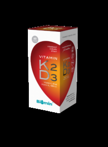 Biomin Vitamin K2 + D3 1 000 I.U. 60 tobolek