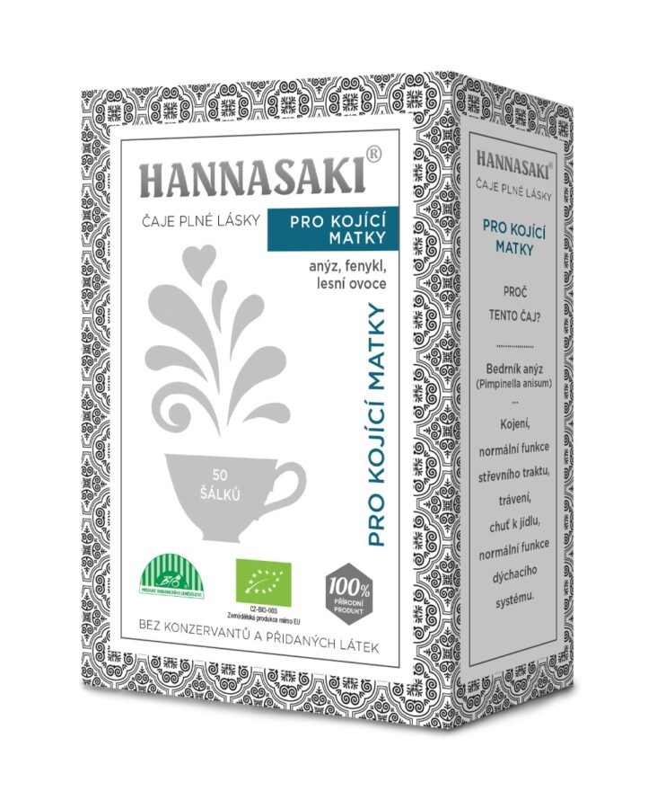 Hannasaki Pro kojící matky BIO sypaný čaj 50 g