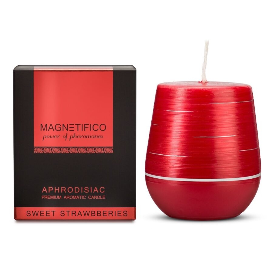 MAGNETIFICO Aphrodisiac candle Sweet Strawberries vonná svíčka 200 g