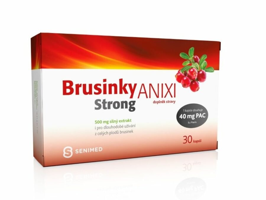 Brusinky ANIXI Strong 500 mg 30 kapslí
