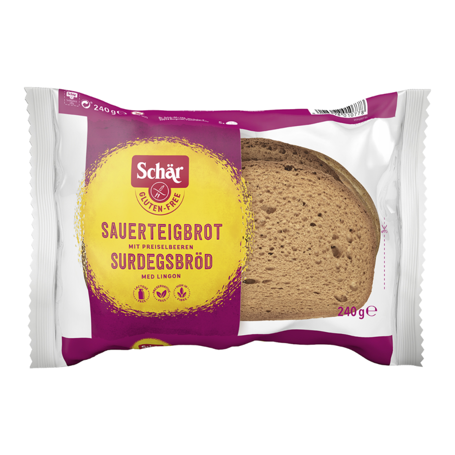 SCHÄR Surdegsbröd kváskový chléb bez lepku 240 g