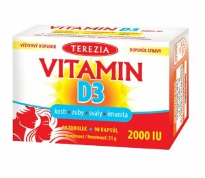 Terezia Vitamin D3 2000 IU 90 tobolek